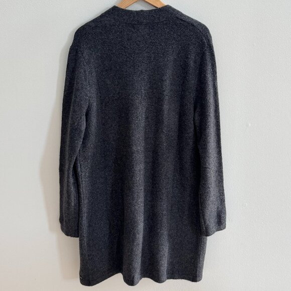 Calvin Klein Jeans Women's Long Open-Front Cardigan Sweater, Dark Grey, M, NWOT - Picture 6 of 7